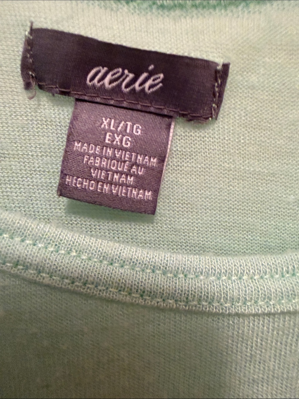 Aerie Mint Green Tank Top. XL - Picture 2 of 4